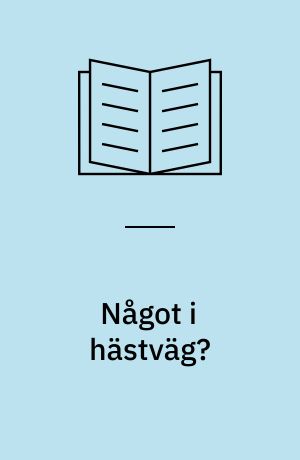 Något i hästväg? : en kartläggning av hästboksmarknaden för barn och ungdom med fokusering på åren 1994 -1998