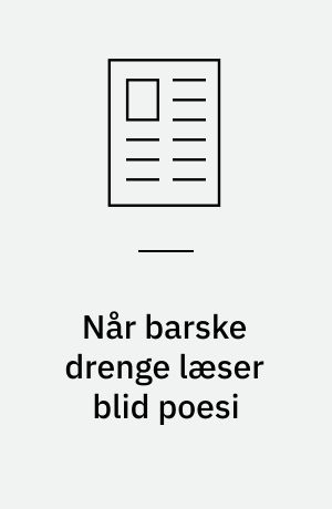 Når barske drenge læser blid poesi : maskulinitet, følelser og litteratur - et studie af læsegrupperne i Ringe Statsfængsel