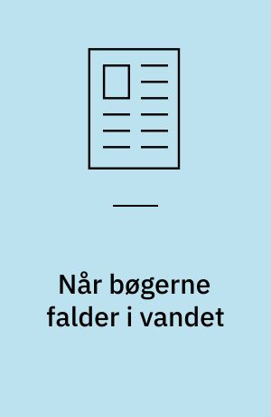Når bøgerne falder i vandet