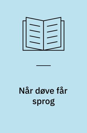 Når døve får sprog : om betydninger af urbane nepalesiske døves tilegnelse af tegnsprog : kandidatspeciale