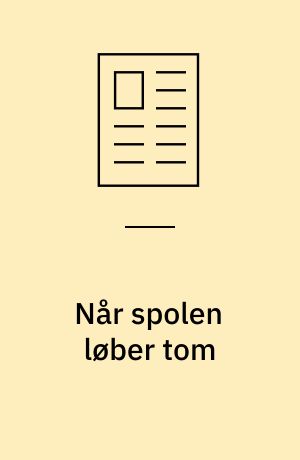 Når spolen løber tom : har Statens Filmcentral overlevet sig selv?