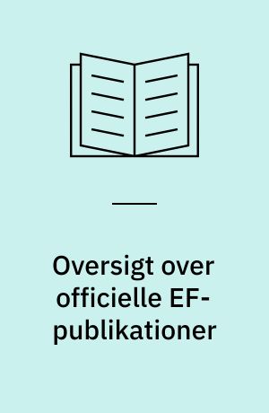 Oversigt over officielle EF-publikationer