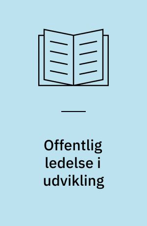 Offentlig ledelse i udvikling