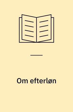 Om efterløn
