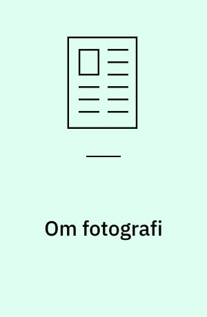 Om fotografi