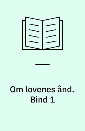 Om lovenes ånd. Bind 1