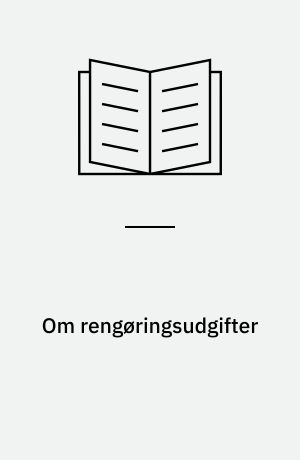Om rengøringsudgifter : deres afhængighed af bygningens materiale og udformning : 23. byggetekniske samtale