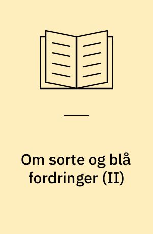 Om sorte og blå fordringer (II) : private investores arbitragemuligheder, hvem køber og udsteder fordringerne