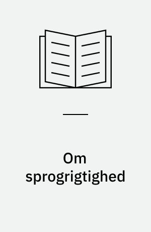 Om sprogrigtighed