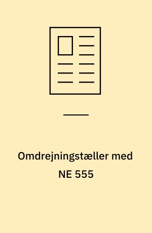 Omdrejningstæller med NE 555