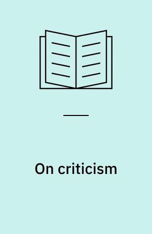 On criticism