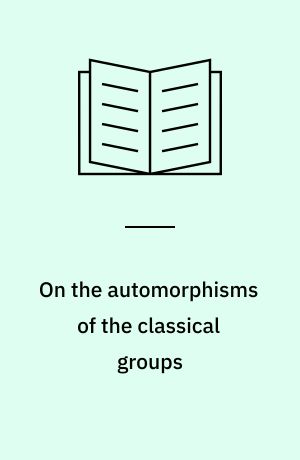 On the automorphisms of the classical groups