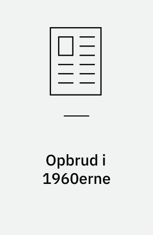 Opbrud i 1960erne