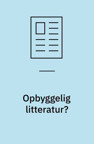 Opbyggelig litteratur?