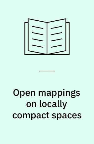 Open mappings on locally compact spaces