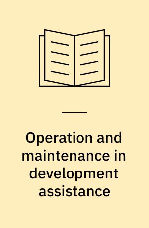Operation and maintenance in development assistance