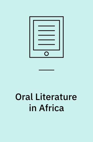 Oral Literature in Africa