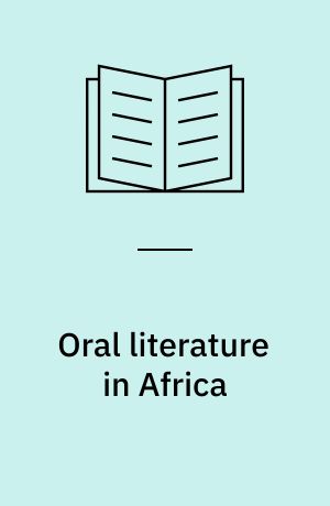 Oral literature in Africa