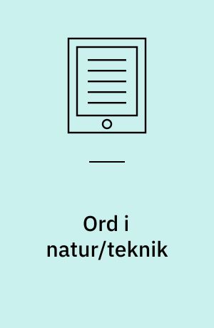 Ord i natur/teknik