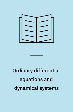 Ordinary differential equations and dynamical systems