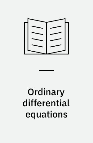 Ordinary differential equations