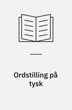 Ordstilling på tysk