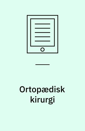 Ortopædisk kirurgi