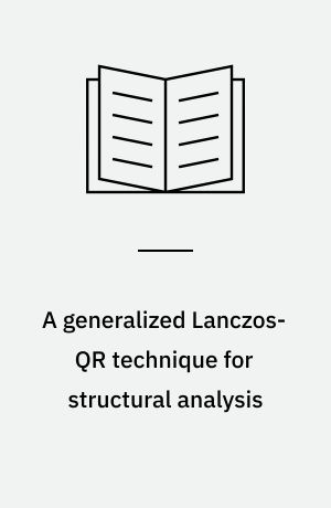 A generalized Lanczos-QR technique for structural analysis