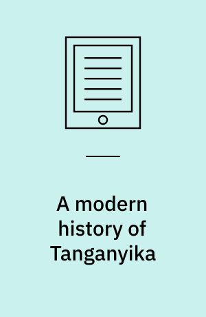 A modern history of Tanganyika