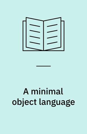A minimal object language