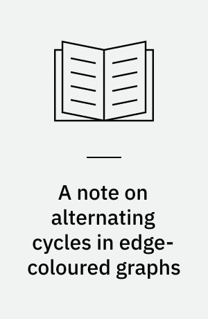 A note on alternating cycles in edge-coloured graphs