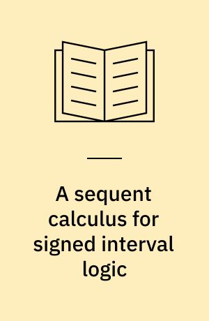 A sequent calculus for signed interval logic