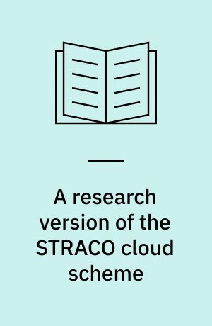 A research version of the STRACO cloud scheme