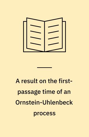 A result on the first-passage time of an Ornstein-Uhlenbeck process
