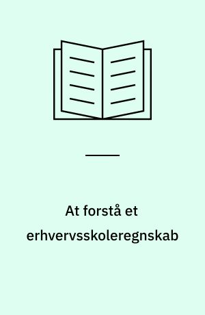 At forstå et erhvervsskoleregnskab