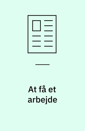 At få et arbejde
