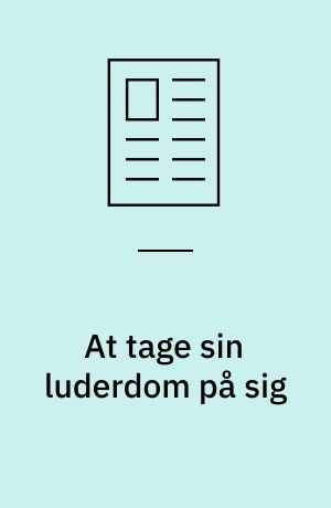 At tage sin luderdom på sig : Yahya Hassan læst med Eric Santner