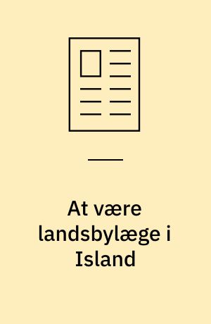 At være landsbylæge i Island