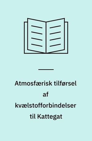 Atmosfærisk tilførsel af kvælstofforbindelser til Kattegat