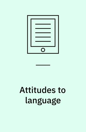 Attitudes to language