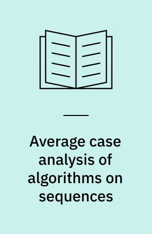Average case analysis of algorithms on sequences