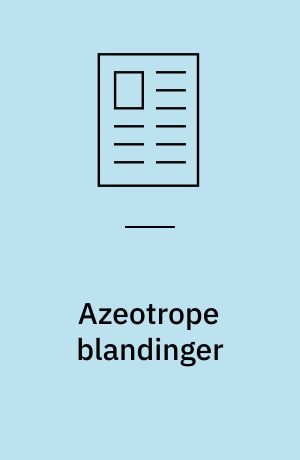Azeotrope blandinger