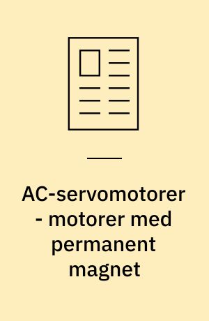 AC-servomotorer - motorer med permanent magnet