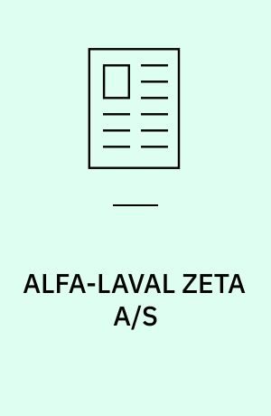 ALFA-LAVAL ZETA A/S