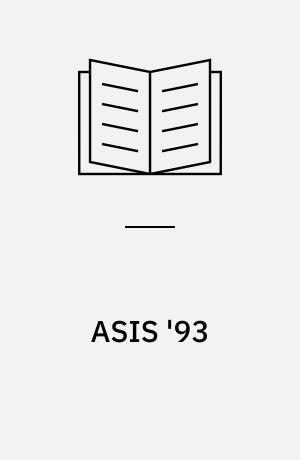ASIS '93 : proceedings of the 56th ASIS annual meeting, Columbus, Ohio, October 24-28, 1993