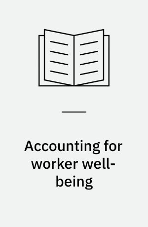 Accounting for worker well-being
