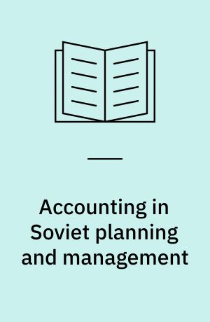 Accounting in Soviet planning and management
