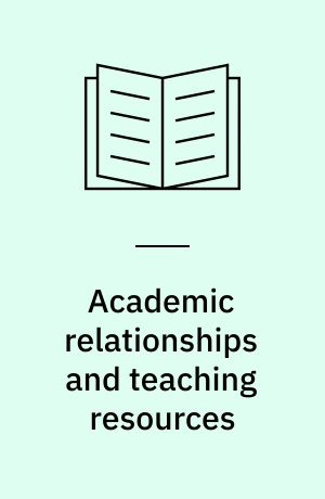 Academic relationships and teaching resources : a report of conferences