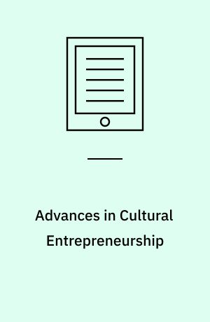Advances in cultural entrepreneurship