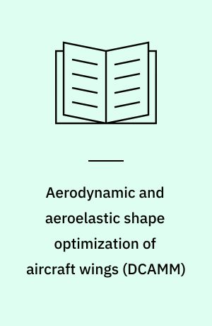 Aerodynamic and aeroelastic shape optimization of aircraft wings